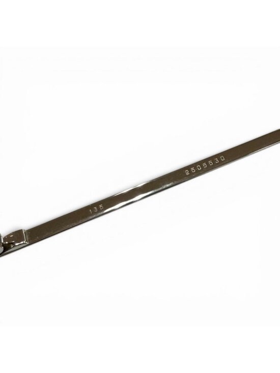 Cartier Rimless Two Point Logo Eyewear Sunglasses Silver Black 20